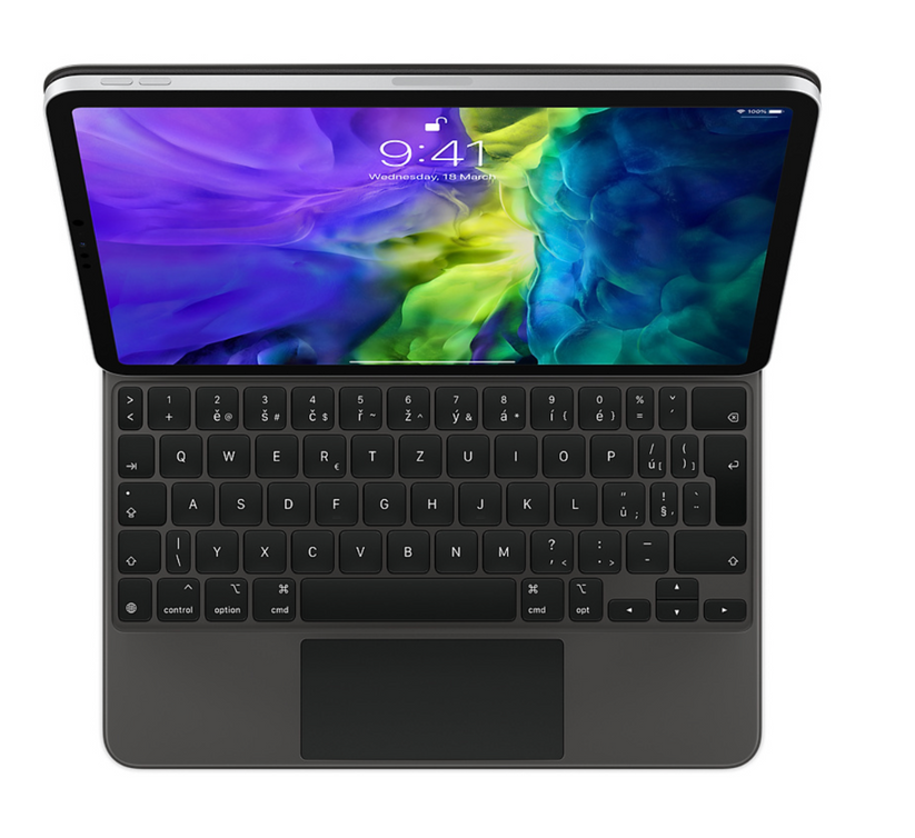 Apple Magic Keyboard pre iPad Pro (11") a iPad Air (10.9") - Slovenská - Čierna
