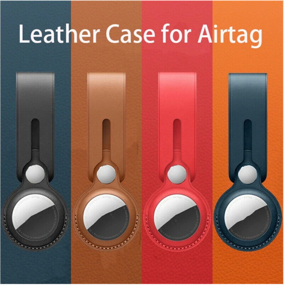Innocent Leather loop for AirTag - Hnedý