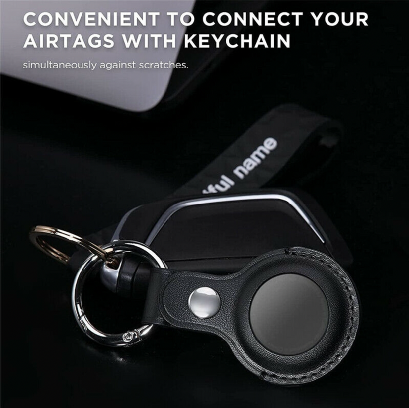 Innocent Leather ring for AirTag - Hnedý