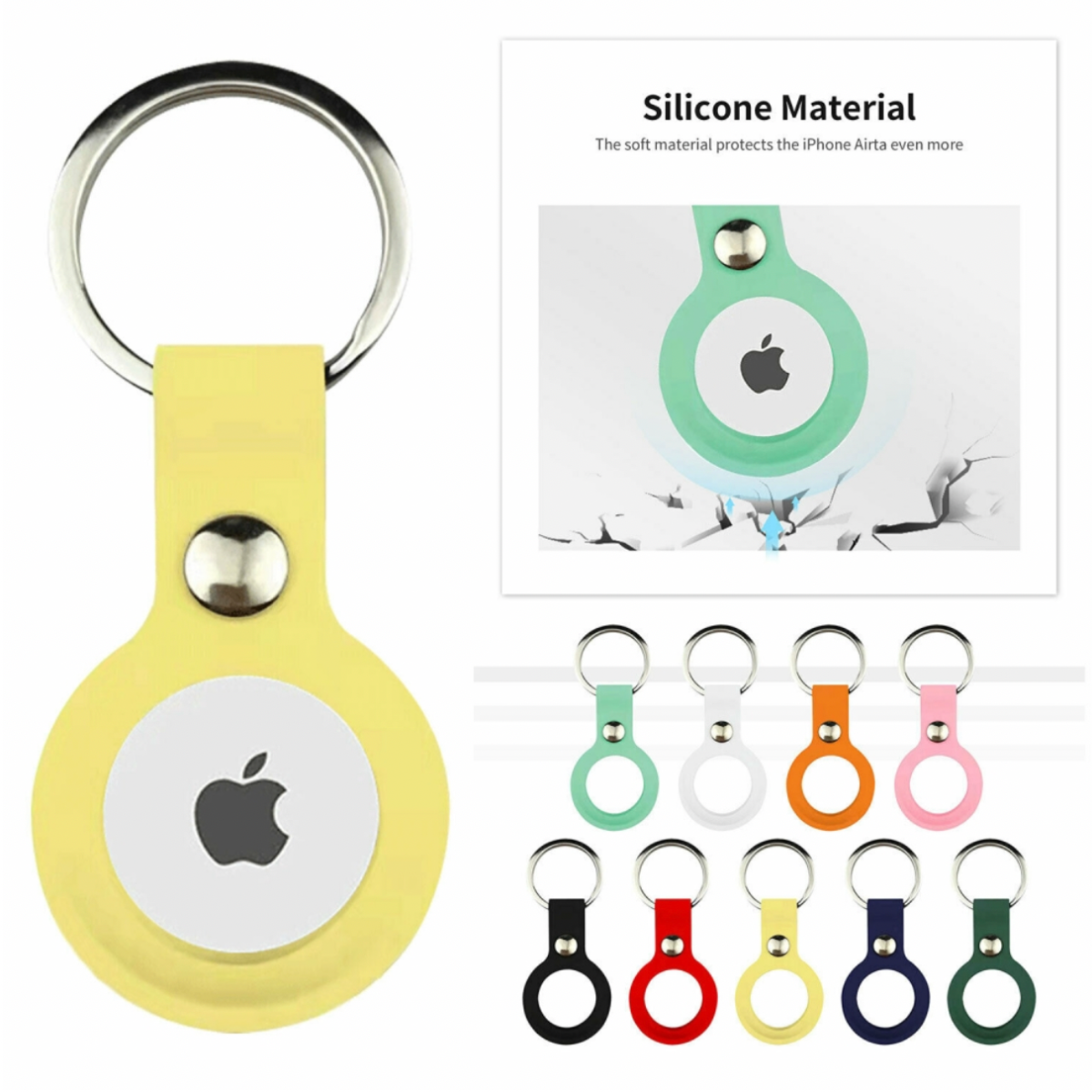 Innocent Silicone ring for AirTag - Ružový