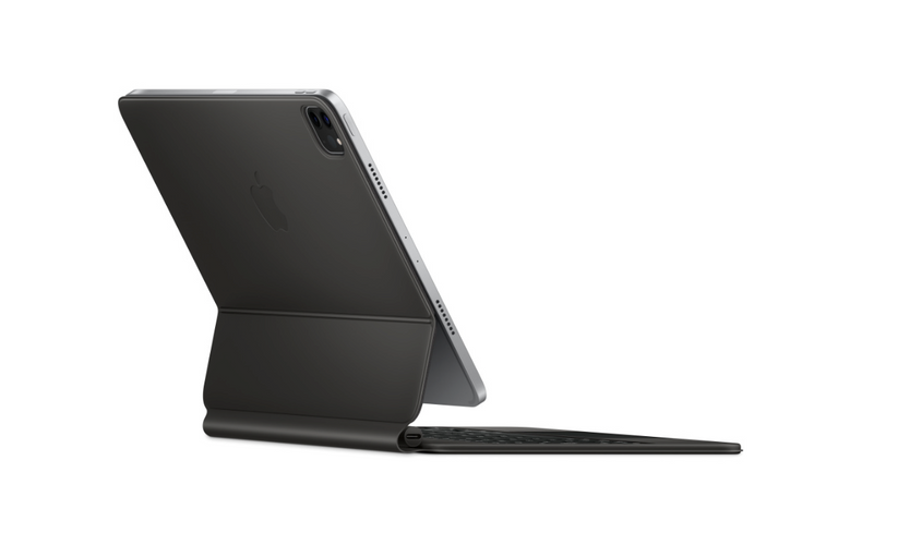 Apple Magic Keyboard pre iPad Pro 11-palcový (4. generácie) a iPad Air (5. generácie) - Ukrajinská - Čierna (Otvorená)
