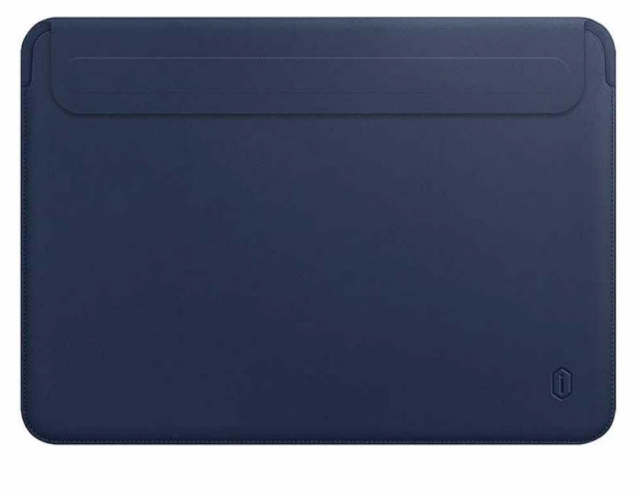 Innocent WiWU PU Leather Slim Skin Pro Sleeve for MacBook 14 MagSafe - Navy Blue