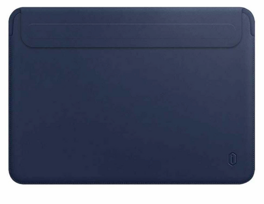 Innocent WiWU PU Leather Slim Skin Pro Sleeve for MacBook 14 MagSafe - Navy Blue