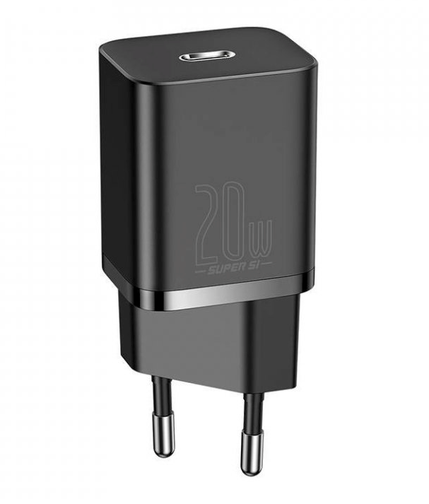 Baseus Super Si Quick Charger 1C 20W - Black