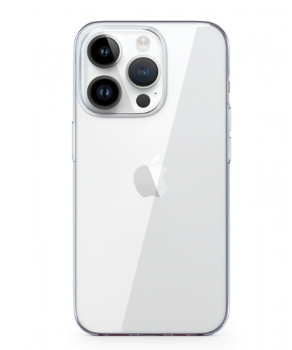 EPICO Twiggy Gloss Case - iPhone 14 Pro (6,1") - Transparetná Biela