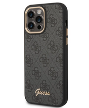 Guess PC/TPU 4G Metal Camera Outline Case pro iPhone 14 Pro Max - Black