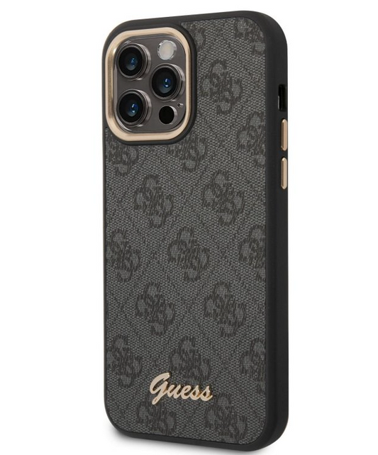Guess PC/TPU 4G Metal Camera Outline Case pro iPhone 14 Pro Max - Black