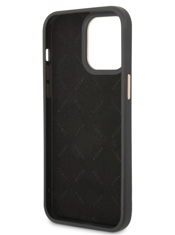 Guess PC/TPU 4G Metal Camera Outline Case pro iPhone 14 Pro Max - Black
