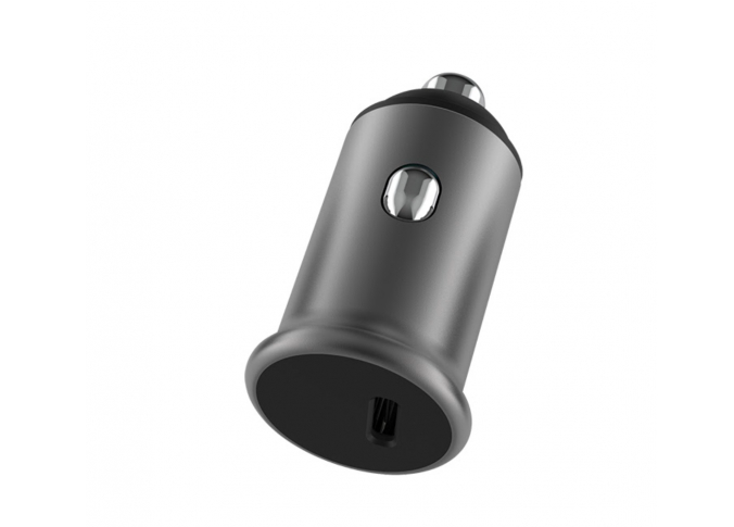 m:zone 20W USB-C nabíjačka do auta - vesmírne šedá