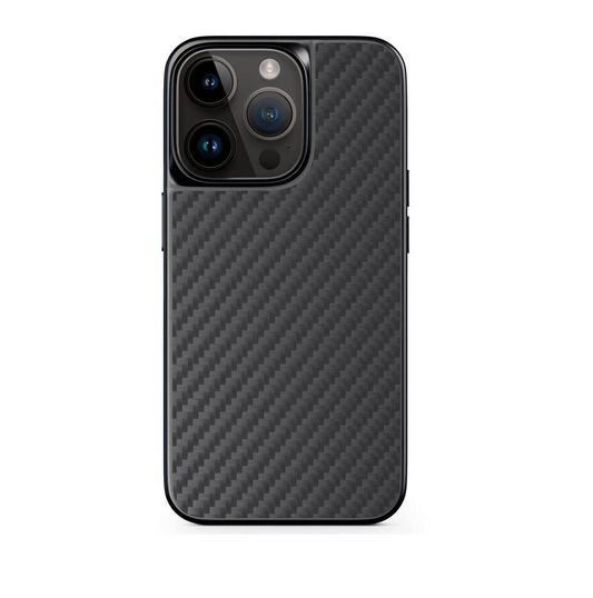 Epico Hybrid Carbon Case Magnetic - MagSafe compatible - iPhone 14 Plus (6,7") - Čierna