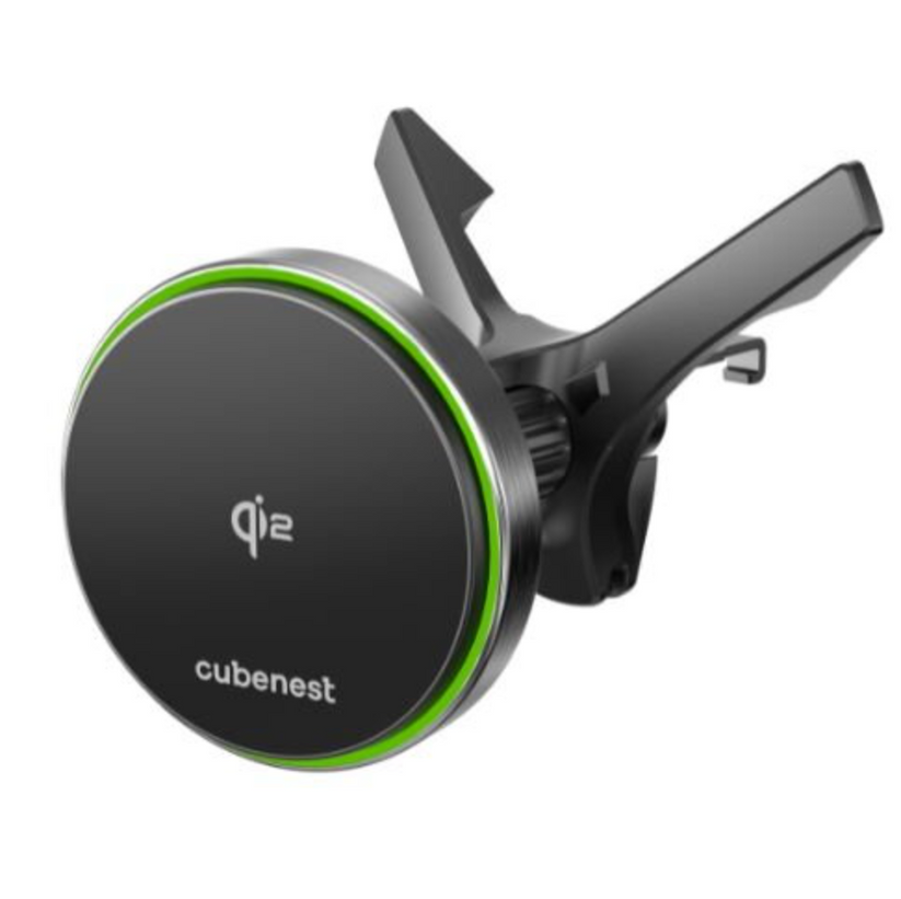 Magnetická bezdrôtová nabíjačka do auta Cubenest Qi2 SQ1C0