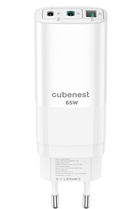 Cubenest PD GaN adaptér 65W S3D0