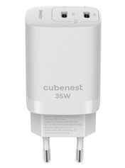 Nabíjačka Cubenest PD GaN 35W S2D1 - biela