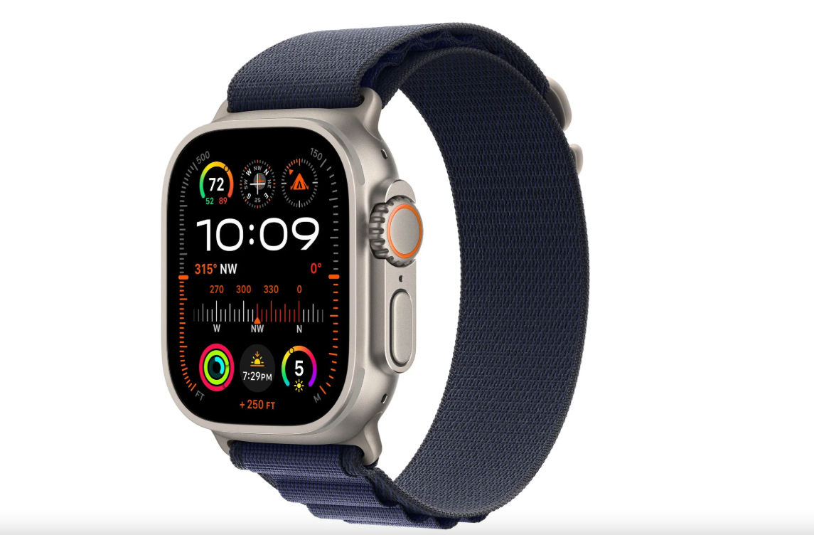 Innocent Alpine Fabric Loop remienok pre Apple Watch Ultra 49mm - Modrá
