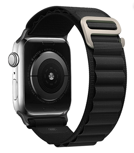 Innocent Alpine Fabric Loop remienok pre Apple Watch Ultra 49mm - Čierny
