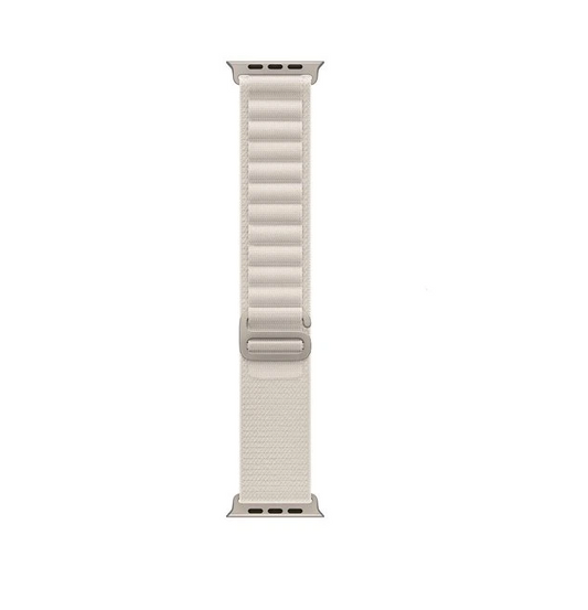 Innocent Alpine Fabric Loop remienok pre Apple Watch Ultra 49 mm - Hviezdne biela