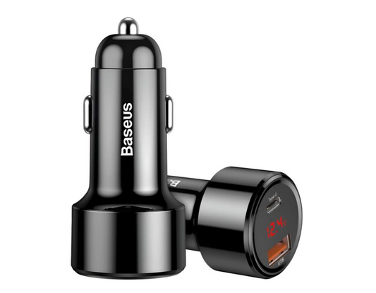Innocent Baseus Digital Display PPS Dual Quick 45 W - rýchlonabíjačka do auta