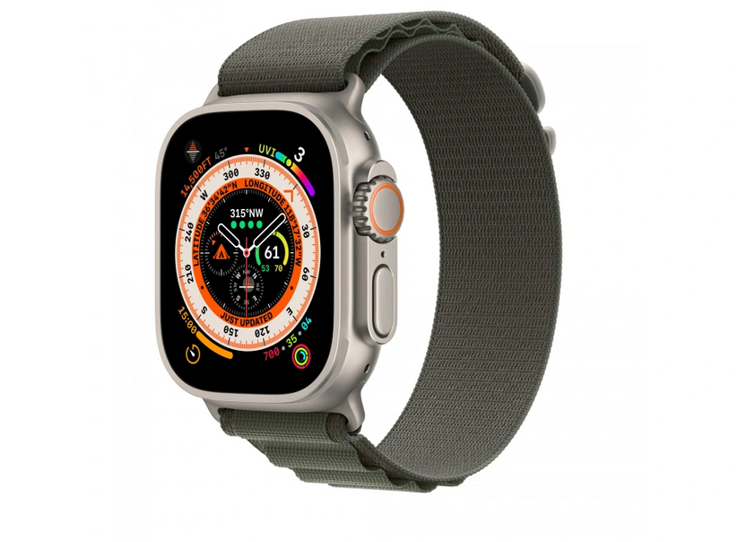 Innocent Alpine Fabric Loop náramok pre Apple Watch Ultra 49mm - Zelený
