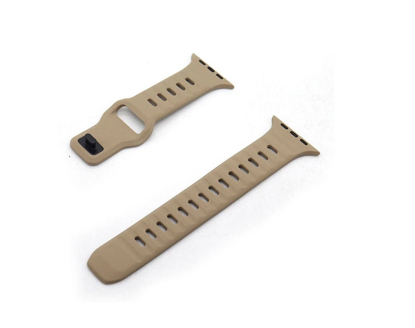 Innocent Active Rugged Silicone remienok pre Apple Watch 44/45/46/49mm - Piesková žltá