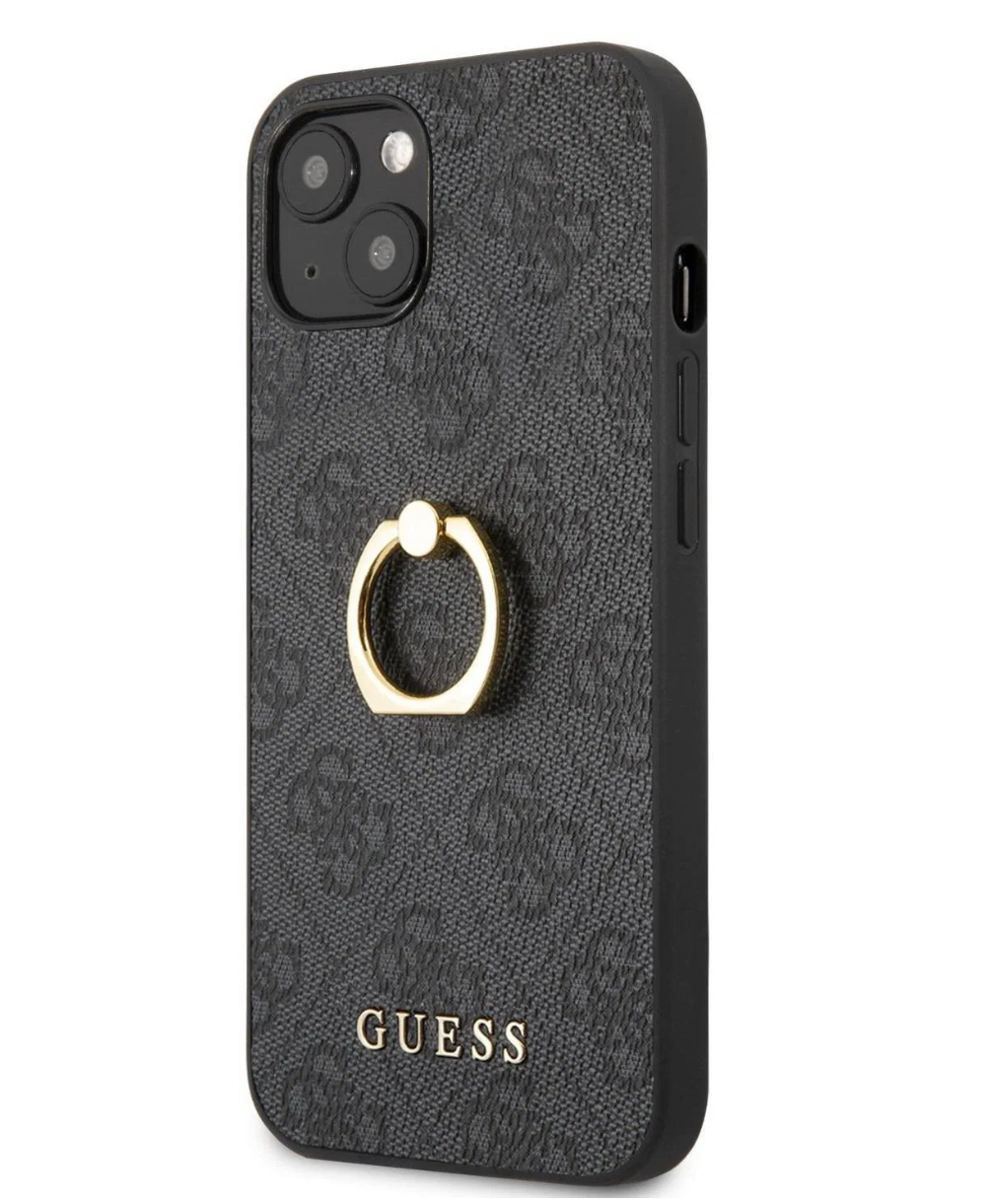 Guess PU Ring Case for iPhone 13 mini Grey