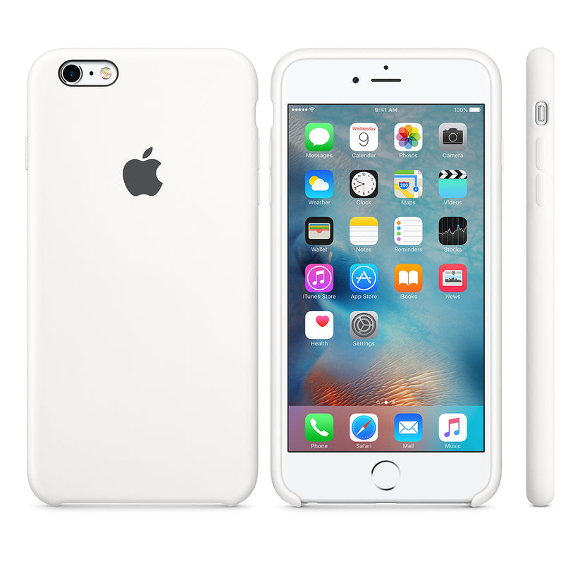Apple - iPhone 6s Plus Silicone Case - White