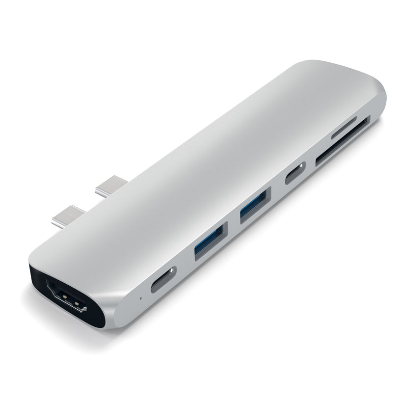 Satechi USB-C Hub s Thunderbolt 3 - strieborný