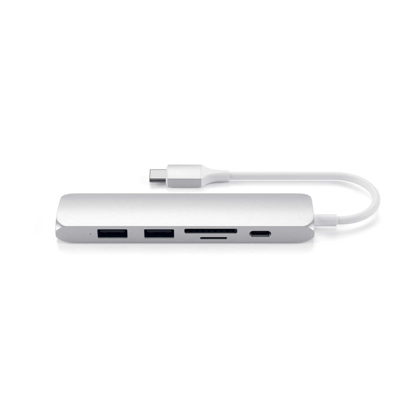 Satechi TYPE-C Slim Multimedia Adapter V2 - Silver