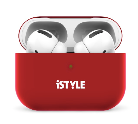 iStyle Silicone Cover Airpods 3 - červený