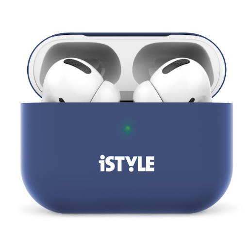 iStyle Silicone Cover Airpods 3 - tmavo modrá