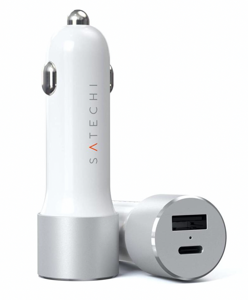 Satechi 72W TYPE-C PD Car Charger - Silver