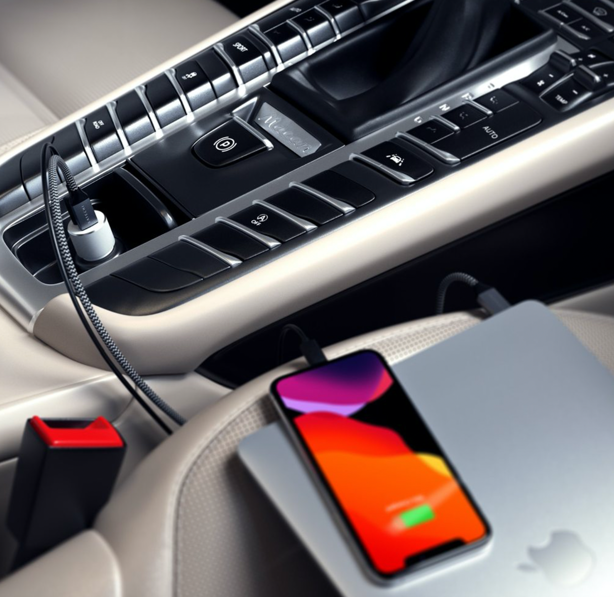 Satechi 72W TYPE-C PD Car Charger - Silver