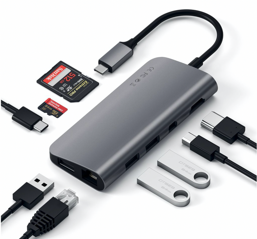 SATECHI Type-C MULTIMEDIA Space Gray
