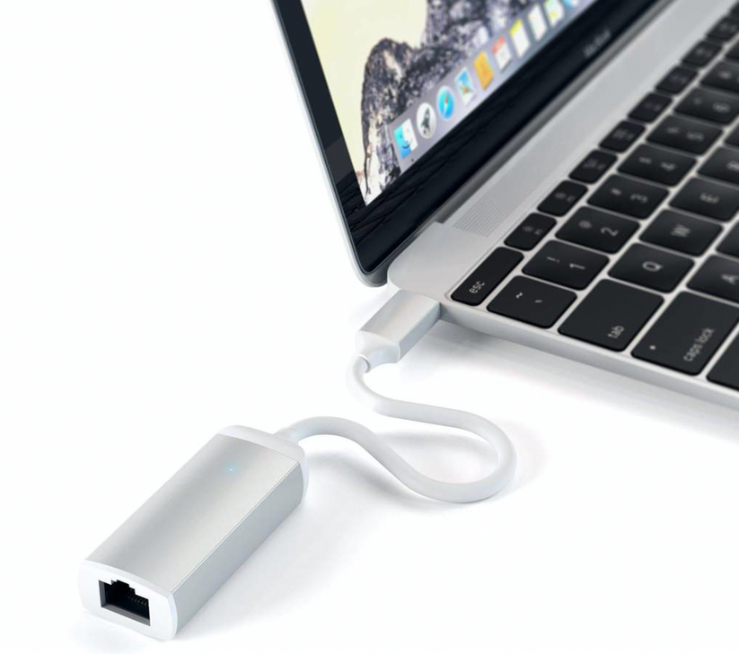Satechi TYPE-C to ETHERNET ADAPTER - Silver