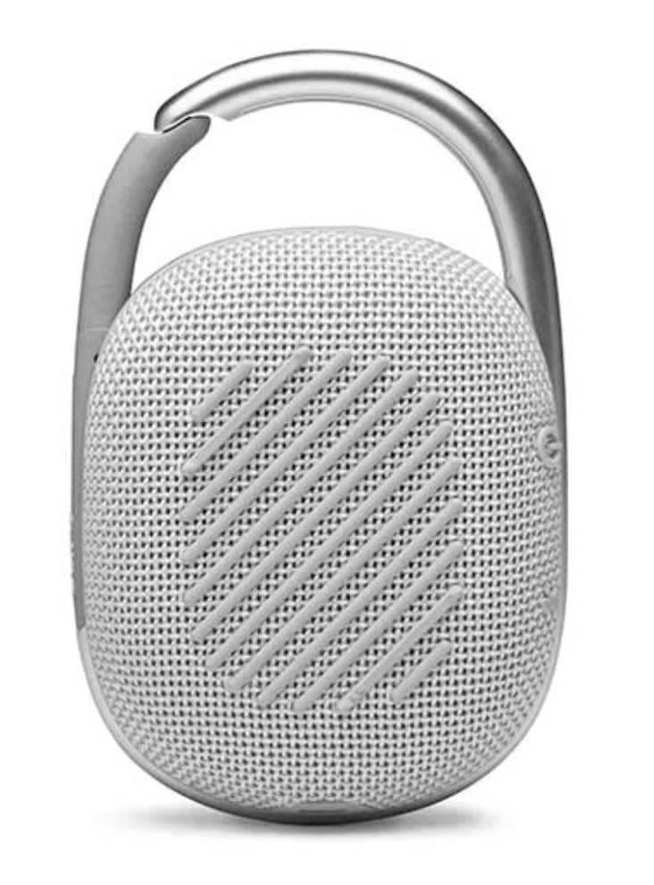 JBL Clip4 - Mini prenosný reproduktor,5W - Biely