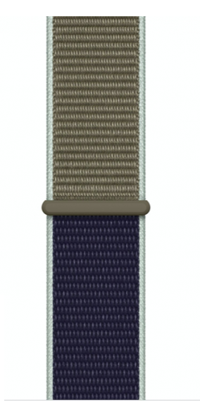Innocent Sport Loop Boost+ Apple Watch Band 42/44mm - Khaki / Modrá