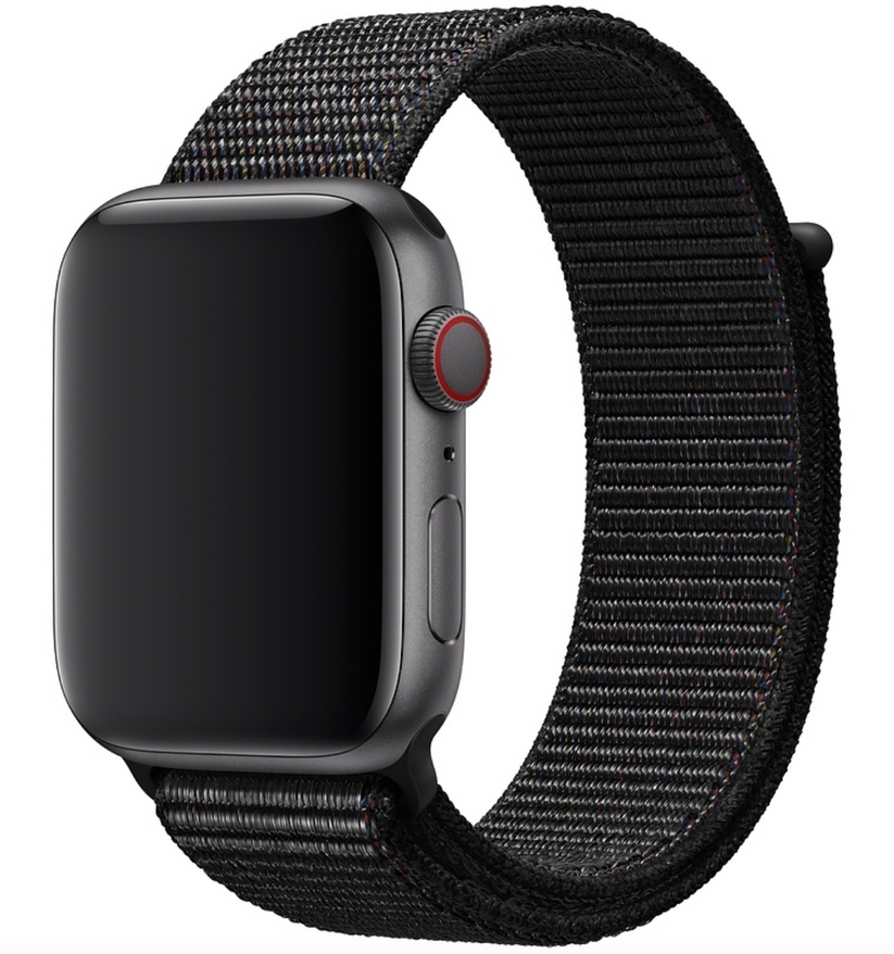 Innocent Fabric Loop Apple Watch Band 42/44mm - Čierny