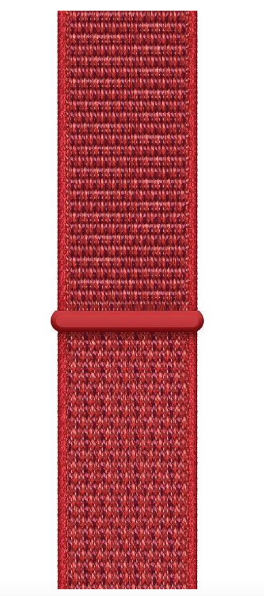 Innocent Fabric Loop remienok pre Apple Watch 42/44/45/49mm - Červený