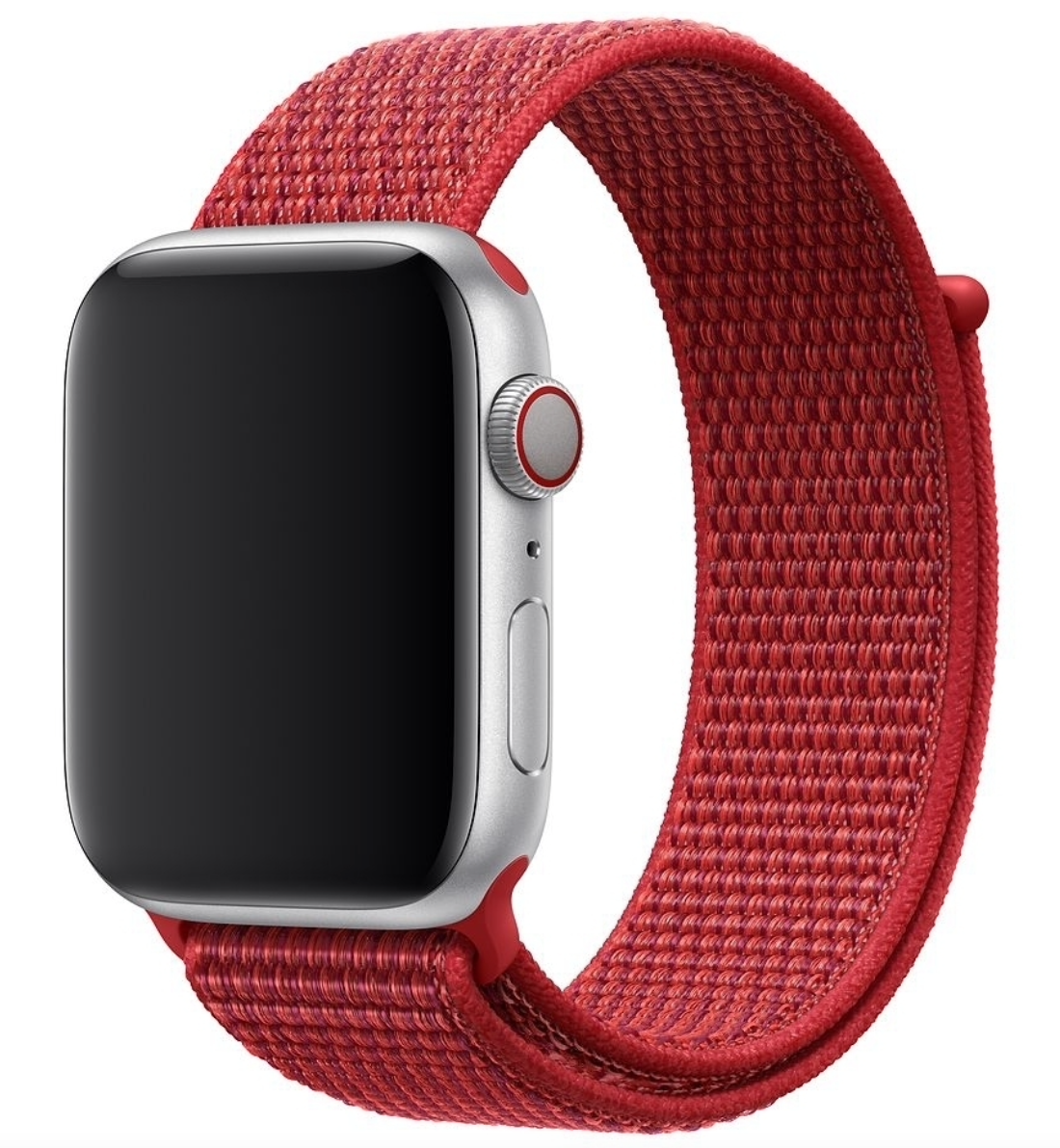 Innocent Fabric Loop remienok pre Apple Watch 42/44/45/49mm - Červený