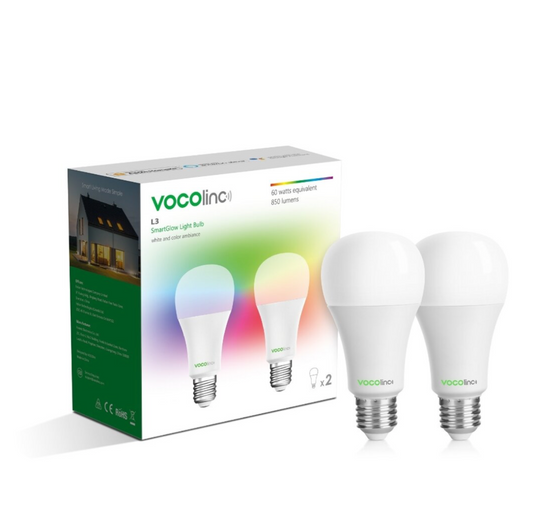 VOCOlinc Smart LightBulb L3 - 2 pack