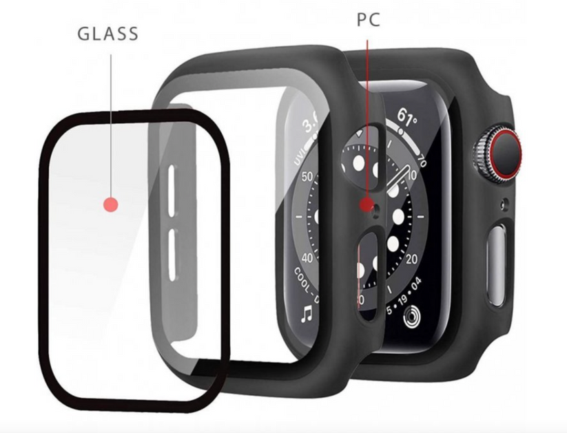 Innocent Adventure Screen Apple Watch Case Black - Apple Watch Series 7 - 41mm