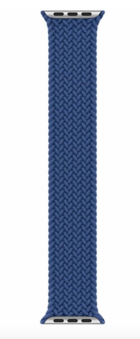Innocent Braided Solo Loop Apple Watch Band 42/44mm - Navy Blue - M