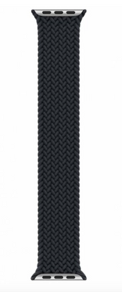 Innocent Pletený Solo Loop remienok pre Apple Watch 38/40/41mm - Čierný - M (144 mm)