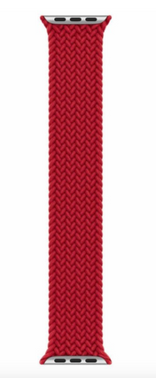 Innocent Braided Solo Loop Apple Watch Band 42/44mm - Red - M