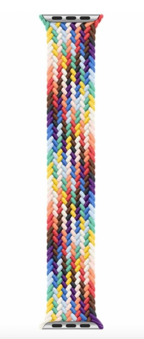 Innocent Braided Solo Loop Apple Watch Band 42/44mm - Pride - M