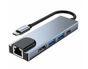 Innocent V3 USB-C Hub to 2x USB 3.0, HDMI, USB-C, RJ45
