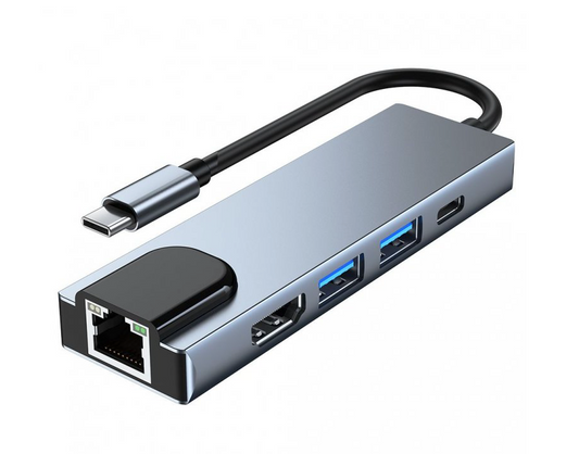 Innocent V3 USB-C Hub to 2x USB 3.0, HDMI, USB-C, RJ45
