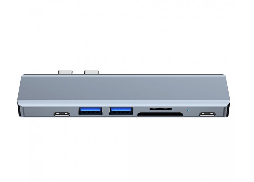 Innocent V5 USB-C Hub to 2x USB 3.0, HDMI, 2x USB-C, SD, Micro-SD