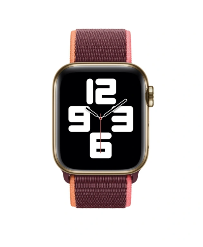Innocent Fabric Loop remienok pre Apple Watch 42/44/45/49mm - Plum