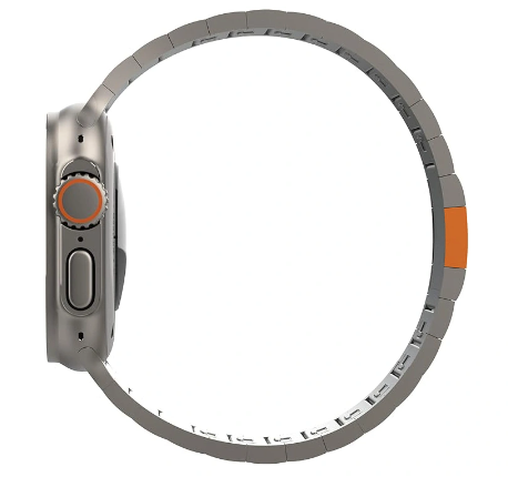 Innocent Titan Pro remienok pre Apple Watch Ultra 49mm - Titan/oranžová