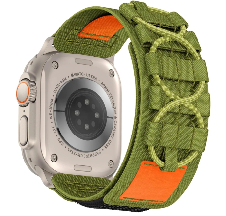 Innocent Tactix remienok pre Apple Watch 49mm - Zelená
